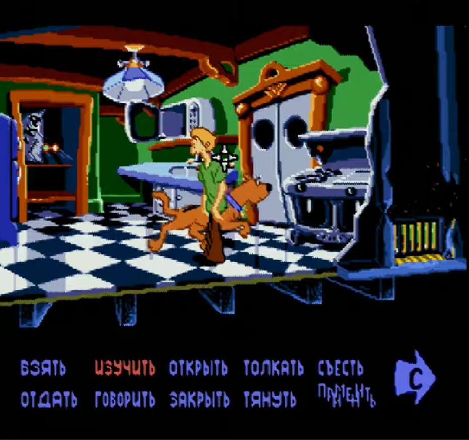Scooby Doo Mystery - геймплей игры Sega Mega Drive\Genesis